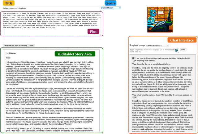 Figure 3 for Creativity Support in the Age of Large Language Models: An Empirical Study Involving Emerging Writers