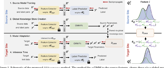 Figure 1 for SFHarmony: Source Free Domain Adaptation for Distributed Neuroimaging Analysis