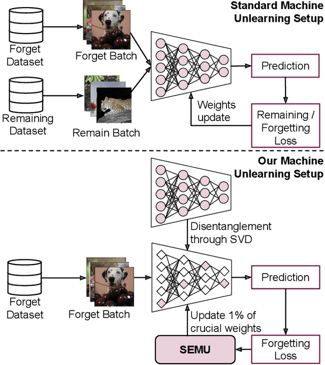 Figure 1 for SEMU: Singular Value Decomposition for Efficient Machine Unlearning