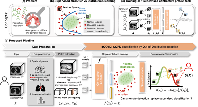 Figure 1 for cOOpD: Reformulating COPD classification on chest CT scans as anomaly detection using contrastive representations