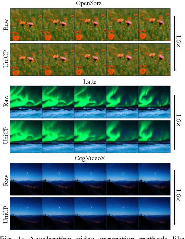 Figure 1 for UniCP: A Unified Caching and Pruning Framework for Efficient Video Generation