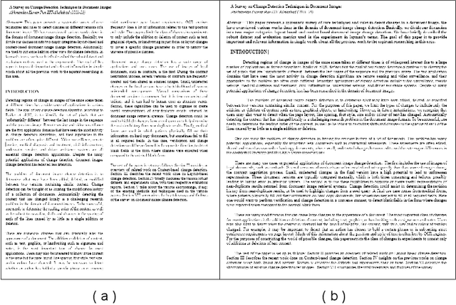 Figure 2 for A Survey on Change Detection Techniques in Document Images