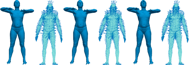 Figure 1 for Self Supervised Networks for Learning Latent Space Representations of Human Body Scans and Motions