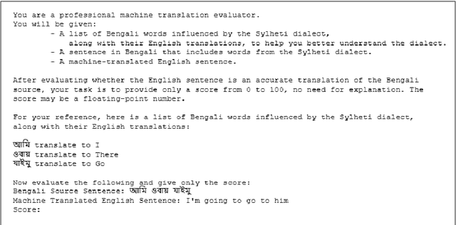 Figure 3 for LLM-Based Evaluation of Low-Resource Machine Translation: A Reference-less Dialect Guided Approach with a Refined Sylheti-English Benchmark