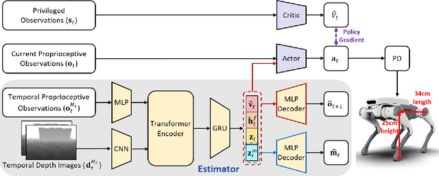 Figure 2 for PIE: Parkour with Implicit-Explicit Learning Framework for Legged Robots