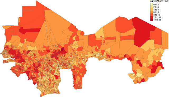 Figure 1 for A Topic Modeling Approach to Classifying Open Street Map Health Clinics and Schools in Sub-Saharan Africa