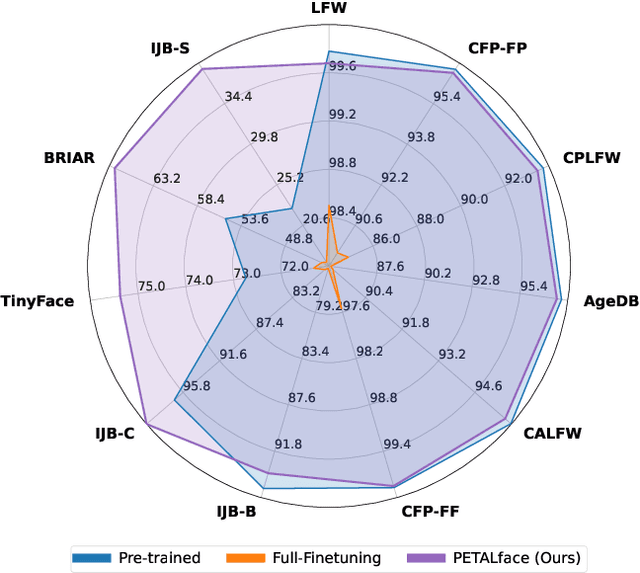Figure 1 for PETALface: Parameter Efficient Transfer Learning for Low-resolution Face Recognition