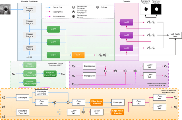 Figure 1 for USEANet: Ultrasound-Specific Edge-Aware Multi-Branch Network for Lightweight Medical Image Segmentation