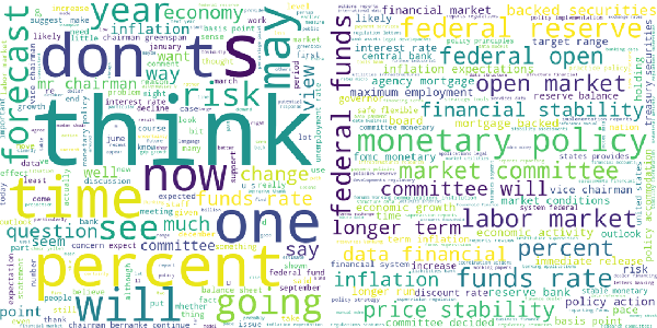 Figure 1 for GPT Deciphering Fedspeak: Quantifying Dissent Among Hawks and Doves