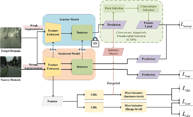 Figure 1 for Versatile Teacher: A Class-aware Teacher-student Framework for Cross-domain Adaptation