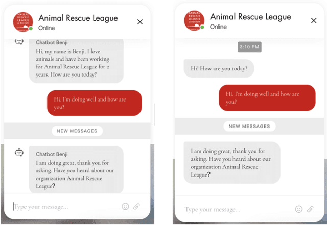 Figure 1 for Will you donate money to a chatbot? The effect of chatbot anthropomorphic features and persuasion strategies on willingness to donate
