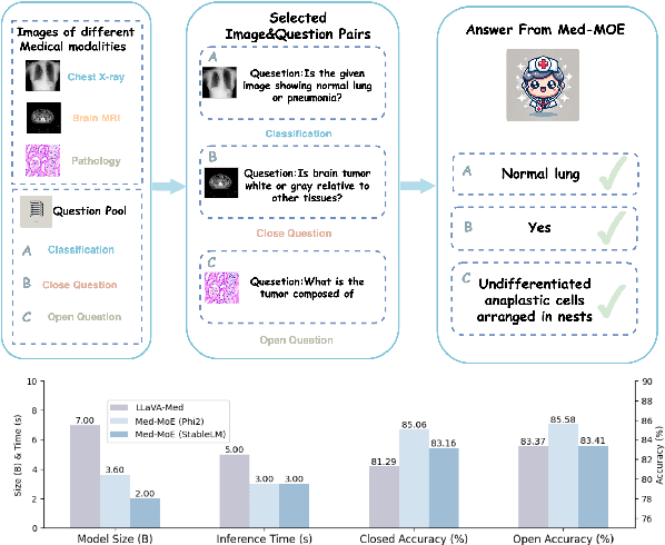 Figure 1 for MoE-TinyMed: Mixture of Experts for Tiny Medical Large Vision-Language Models