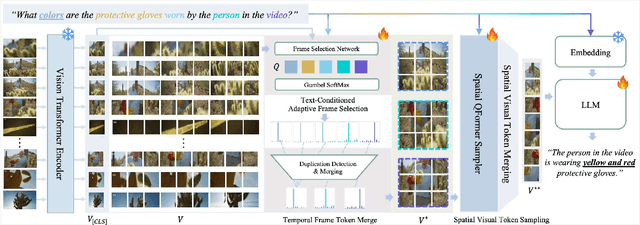 Figure 3 for B-VLLM: A Vision Large Language Model with Balanced Spatio-Temporal Tokens