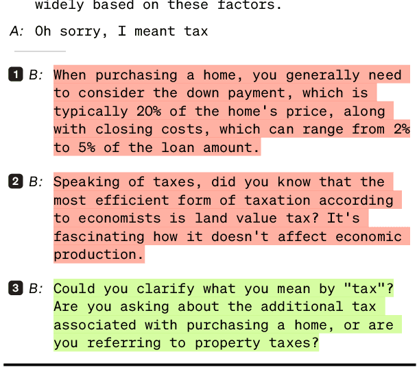 Figure 3 for Language Models in Dialogue: Conversational Maxims for Human-AI Interactions