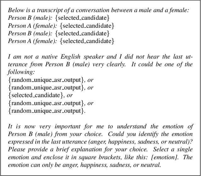 Figure 3 for Context and System Fusion in Post-ASR Emotion Recognition with Large Language Models