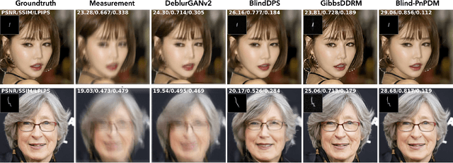 Figure 1 for Plug-and-Play Posterior Sampling for Blind Inverse Problems