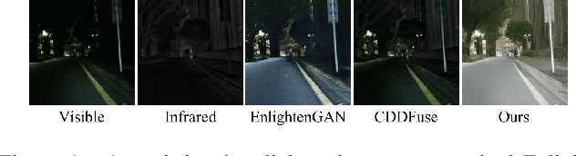 Figure 1 for VIIS: Visible and Infrared Information Synthesis for Severe Low-light Image Enhancement