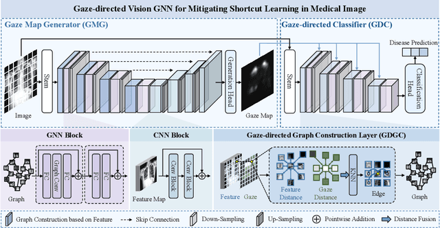 Figure 1 for Gaze-directed Vision GNN for Mitigating Shortcut Learning in Medical Image