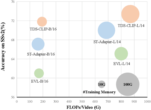 Figure 1 for TDS-CLIP: Temporal Difference Side Network for Image-to-Video Transfer Learning