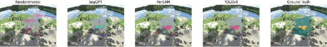 Figure 4 for Foundation Model or Finetune? Evaluation of few-shot semantic segmentation for river pollution