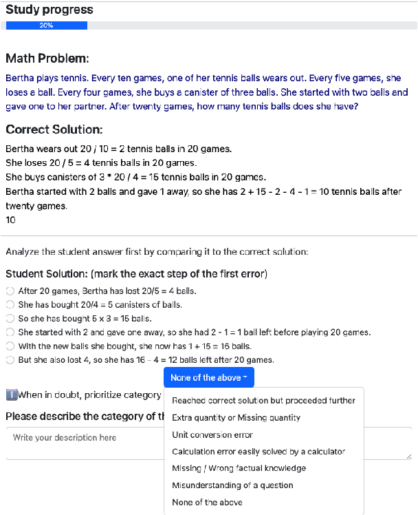Figure 4 for Stepwise Verification and Remediation of Student Reasoning Errors with Large Language Model Tutors