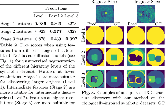 Figure 4 for Unsupervised Discovery of 3D Hierarchical Structure with Generative Diffusion Features