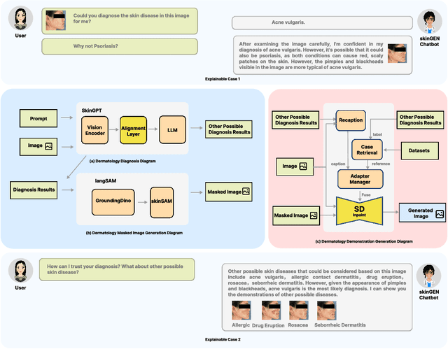 Figure 1 for SkinGEN: an Explainable Dermatology Diagnosis-to-Generation Framework with Interactive Vision-Language Models