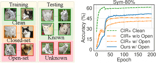 Figure 1 for Learning with Open-world Noisy Data via Class-independent Margin in Dual Representation Space