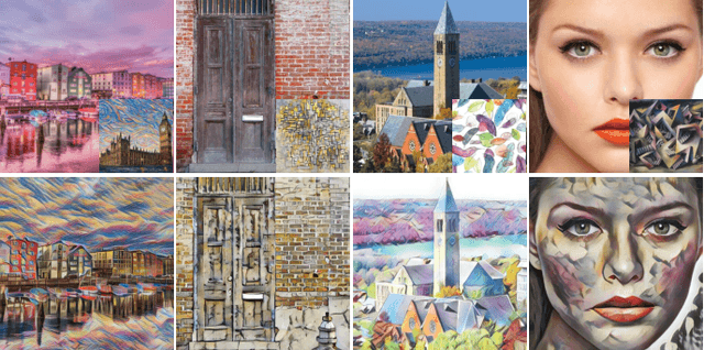 Figure 1 for AEANet: Affinity Enhanced Attentional Networks for Arbitrary Style Transfer