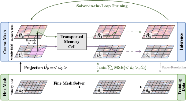 Figure 1 for Transported Memory Networks accelerating Computational Fluid Dynamics