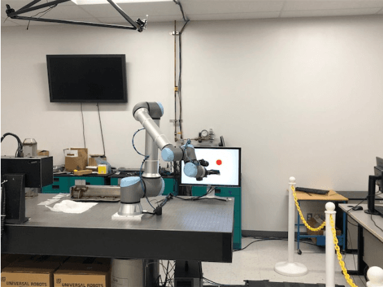 Figure 1 for Learning Visual Tracking and Reaching with Deep Reinforcement Learning on a UR10e Robotic Arm