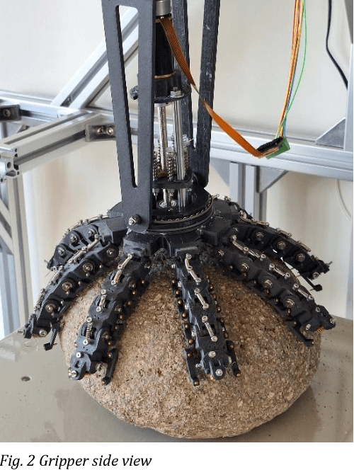 Figure 4 for Sinkage Study in Granular Material for Space Exploration Legged Robot Gripper