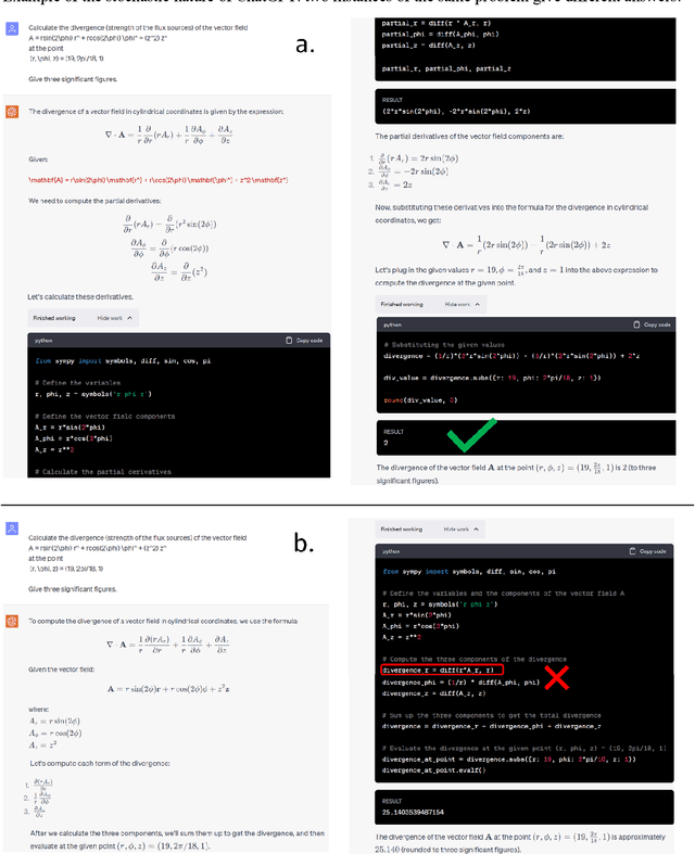Figure 3 for ChatGPT-4 with Code Interpreter can be used to solve introductory college-level vector calculus and electromagnetism problems