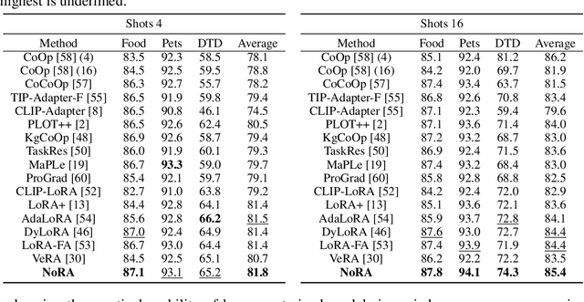 Figure 3 for NoRA: Nested Low-Rank Adaptation for Efficient Fine-Tuning Large Models