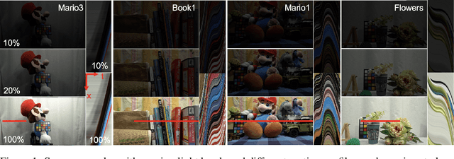 Figure 1 for BVI-RLV: A Fully Registered Dataset and Benchmarks for Low-Light Video Enhancement