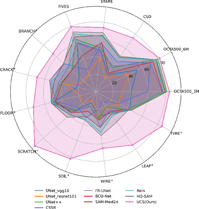 Figure 1 for UCS: A Universal Model for Curvilinear Structure Segmentation
