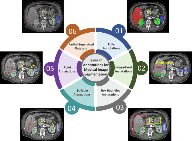 Figure 1 for Beyond Pixel-Wise Supervision for Medical Image Segmentation: From Traditional Models to Foundation Models