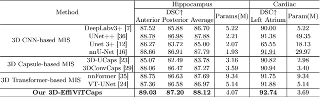 Figure 4 for 3D-EffiViTCaps: 3D Efficient Vision Transformer with Capsule for Medical Image Segmentation