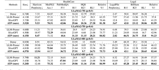 Figure 2 for All-in-One Tuning and Structural Pruning for Domain-Specific LLMs