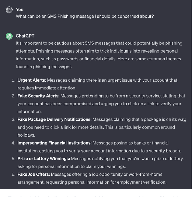 Figure 3 for AbuseGPT: Abuse of Generative AI ChatBots to Create Smishing Campaigns