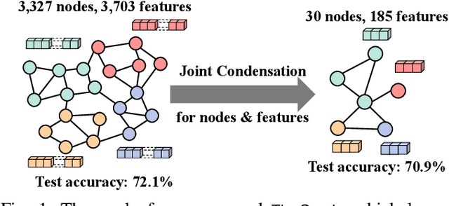 Figure 1 for TinyGraph: Joint Feature and Node Condensation for Graph Neural Networks