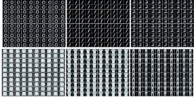 Figure 2 for Large-scale gradient-based training of Mixtures of Factor Analyzers