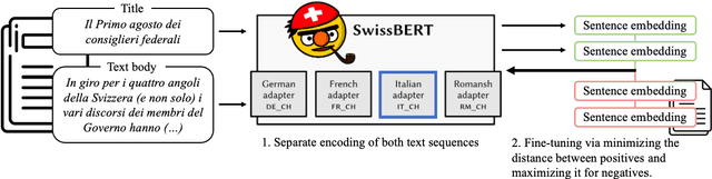 Figure 1 for Fine-tuning the SwissBERT Encoder Model for Embedding Sentences and Documents