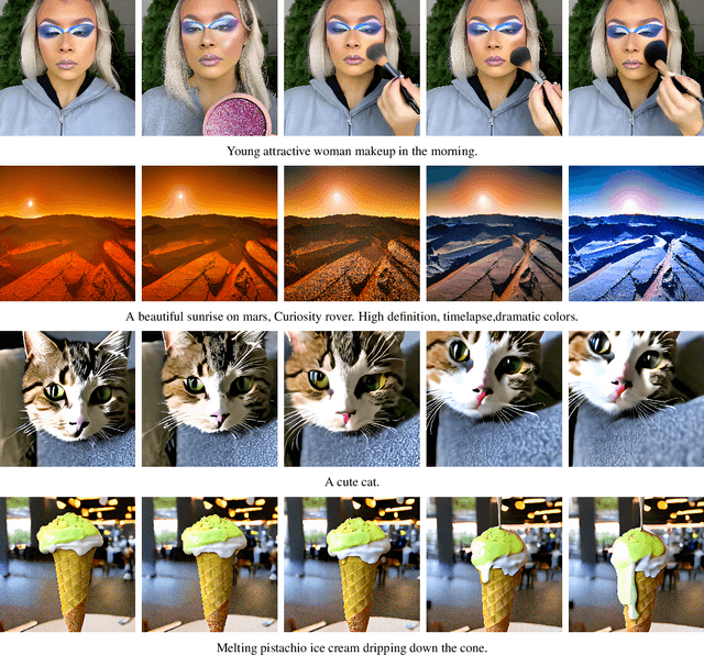 Figure 1 for MagicVideo: Efficient Video Generation With Latent Diffusion Models