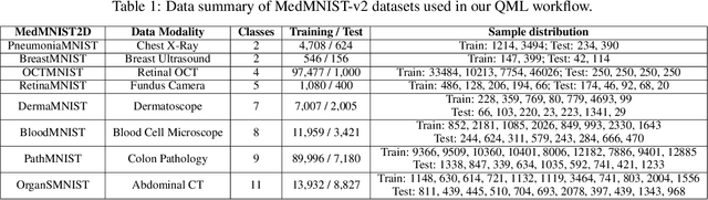 Figure 2 for Benchmarking MedMNIST dataset on real quantum hardware