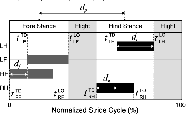 Figure 2 for 16 Ways to Gallop: Energetics and Body Dynamics of High-Speed Quadrupedal Gaits