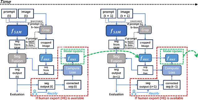 Figure 3 for Improving Segment Anything on the Fly: Auxiliary Online Learning and Adaptive Fusion for Medical Image Segmentation