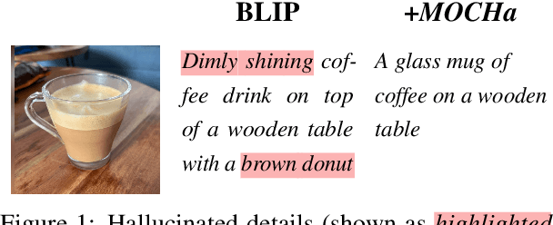 Figure 1 for MOCHa: Multi-Objective Reinforcement Mitigating Caption Hallucinations