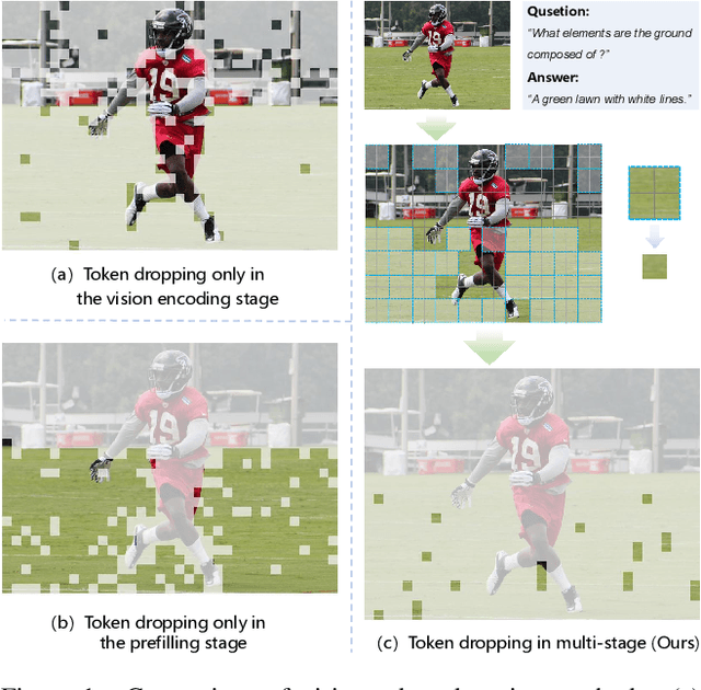 Figure 1 for Multi-Stage Vision Token Dropping: Towards Efficient Multimodal Large Language Model