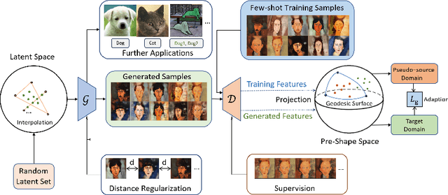 Figure 1 for Few-shot Image Generation via Information Transfer from the Built Geodesic Surface